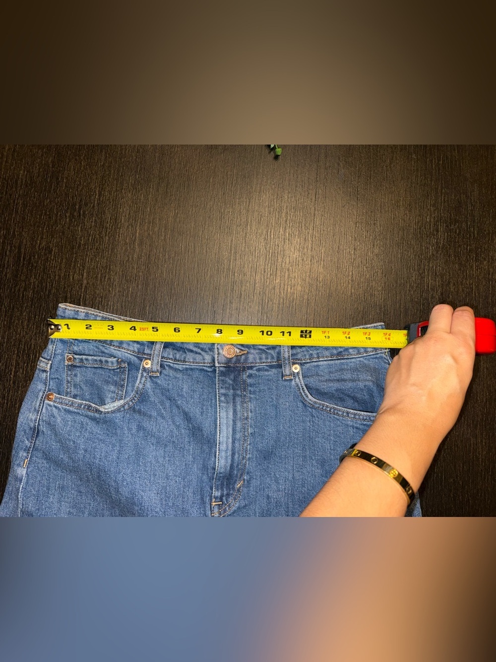 H&M Blue Denim Midi Pencil Skirt - Picture 3 of 5